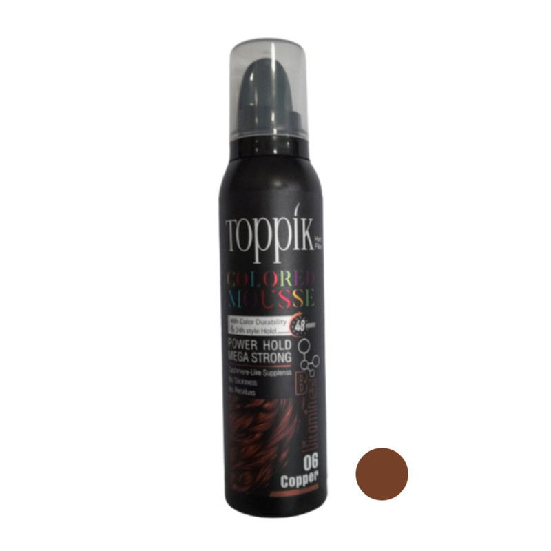 موس مو تاپیک مدل 06 حجم 125 میلی لیتر رنگ مسی موس مو تاپیک مدل 06 حجم 125 میلی لیتر رنگ مسی