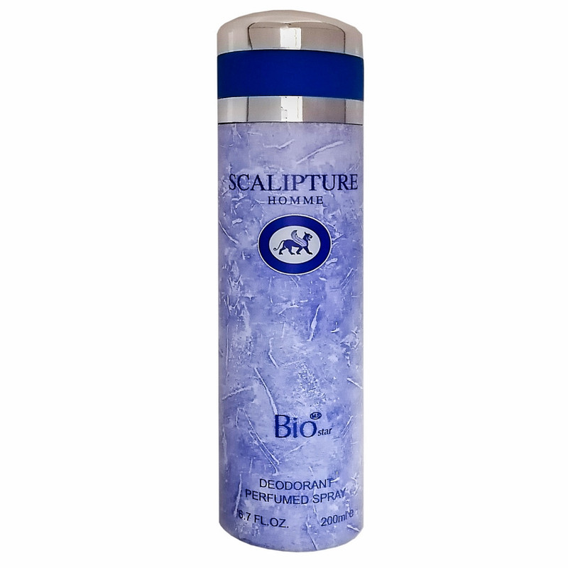 اسپری بدن مردانه بیو استار مدل SCALIPTURE حجم 200 میلی لیتر اسپری بدن مردانه بیو استار مدل SCALIPTURE حجم 200 میلی لیتر