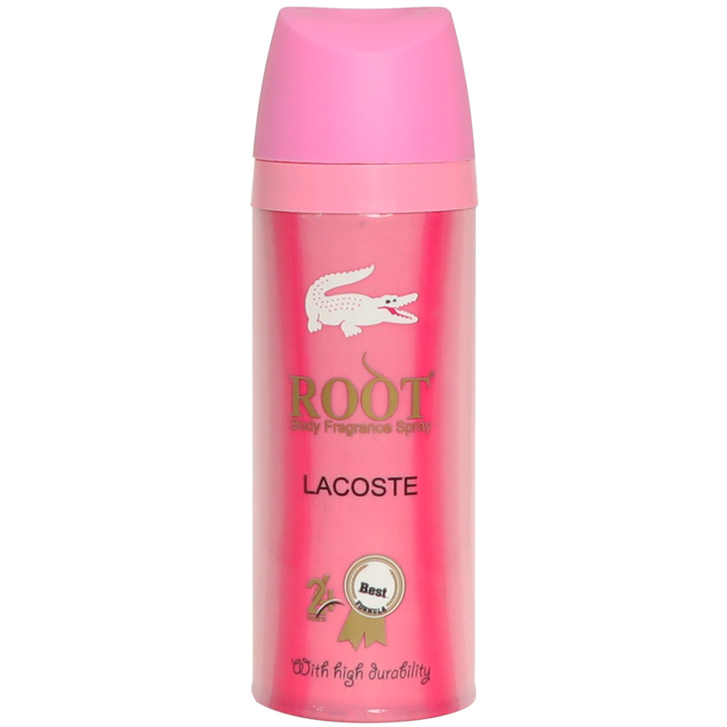اسپری خوشبو کننده بدن زنانه روت مدل Lacoste W حجم 200 میلی لیتر اسپری خوشبو کننده بدن زنانه روت مدل Lacoste W حجم 200 میلی لیتر