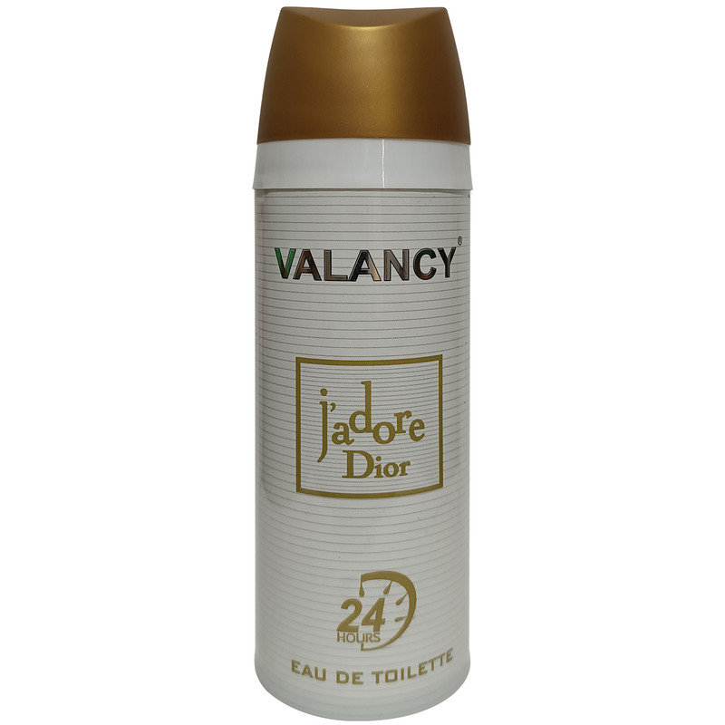 اسپری ضد تعریق زنانه والانسی مدل Dior Jadore حجم 200 میلی لیتر اسپری ضد تعریق زنانه والانسی مدل Dior Jadore حجم 200 میلی لیتر