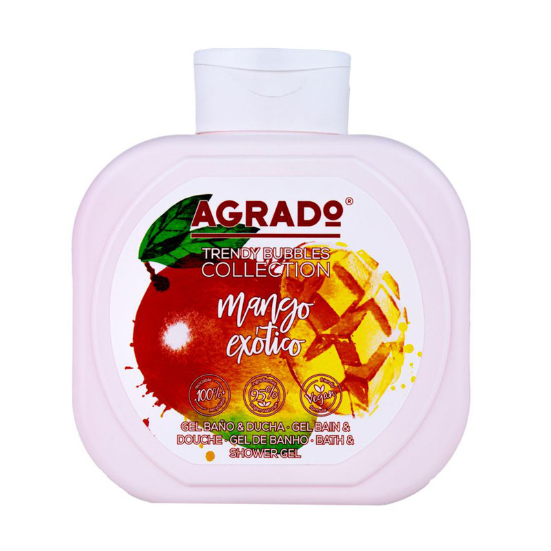 شامپو بدن آگرادو مدل mango exotico حجم 750 میلی لیتر شامپو بدن آگرادو مدل mango exotico حجم 750 میلی لیتر