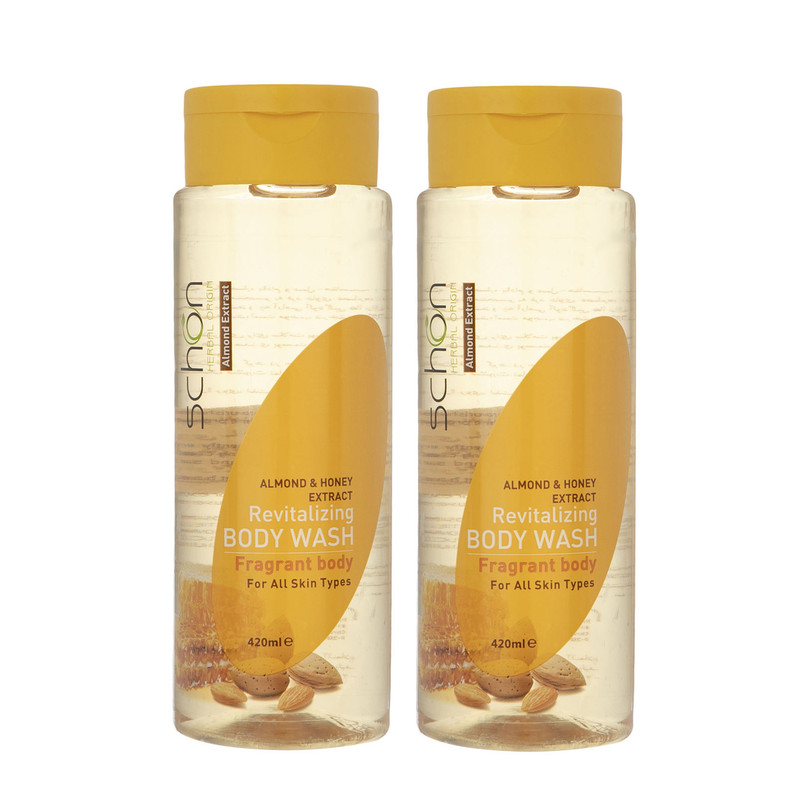 شامپو بدن شون مدل Almond And Honey حجم 420 میلی لیتر مجموعه 2 عددی شامپو بدن شون مدل Almond And Honey حجم 420 میلی لیتر مجموعه 2 عددی