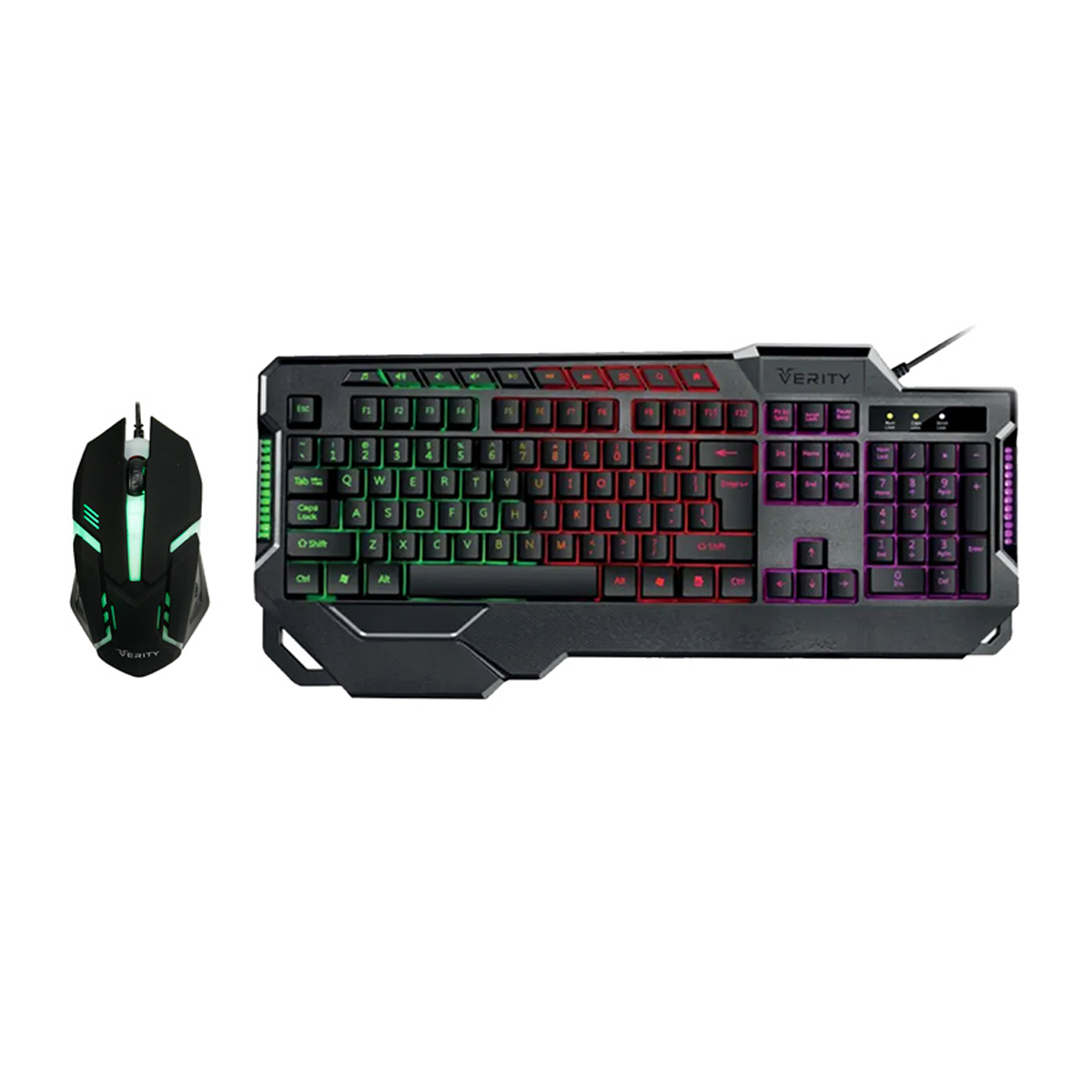 کیبورد و ماوس گیمینگ وریتی مدل V-KB6121GCW-مشکی