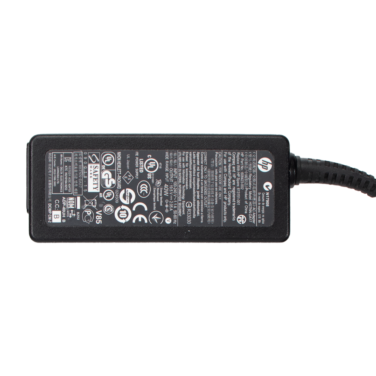شارژر لپ تاپ اچ پی 40 وات 2.05 آمپر مدل HSTNN-DA17
