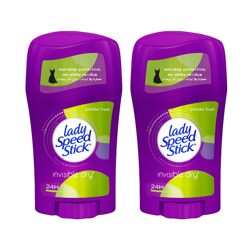 استیک ضد تعریق زنانه لیدی اسپید استیک مدل Powder Fresh وزن 40 گرم مجموعه 2 عددی استیک ضد تعریق زنانه لیدی اسپید استیک مدل Powder Fresh وزن 40 گرم مجموعه 2 عددی