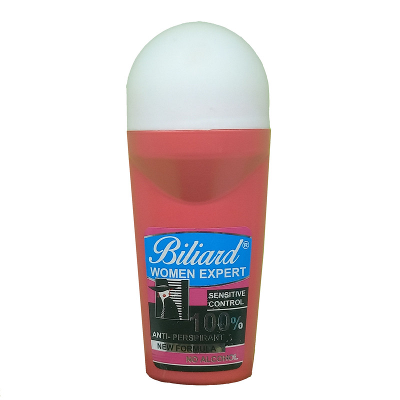 رول ضد تعریق زنانه بیلیارد مدل sensitive control حجم 80 میلی لیتر رول ضد تعریق زنانه بیلیارد مدل sensitive control حجم 80 میلی لیتر