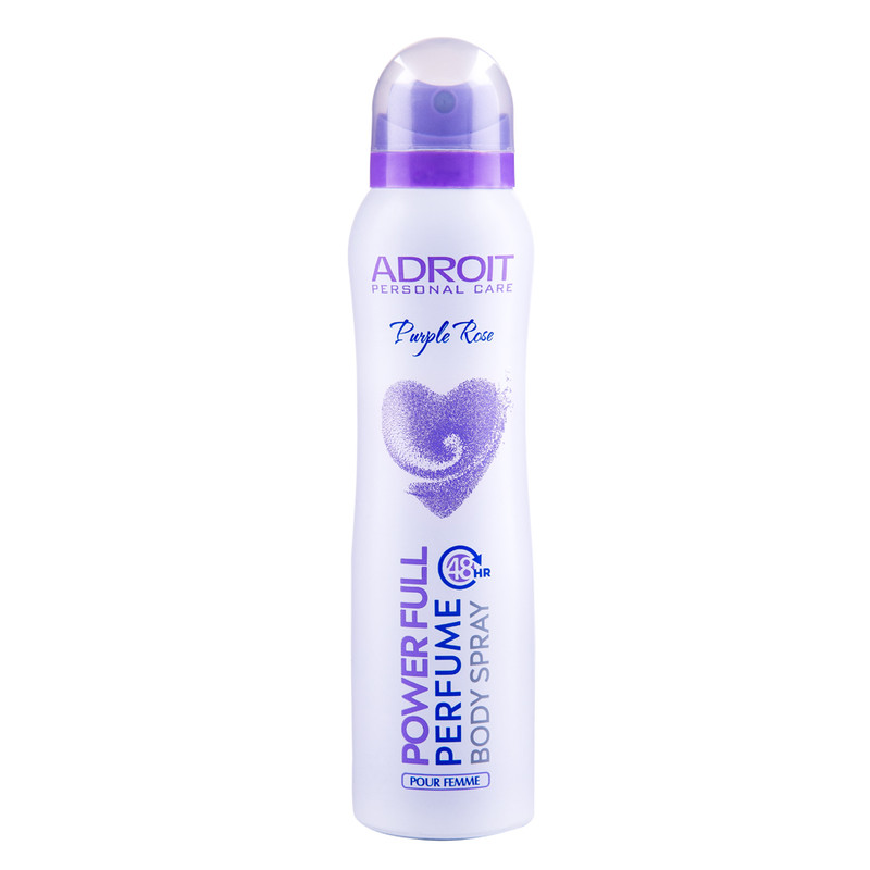 دئودورانت زنانه آدرویت مدل Purple Rose حجم 150 ميلی لیتر دئودورانت زنانه آدرویت مدل Purple Rose حجم 150 ميلی لیتر
