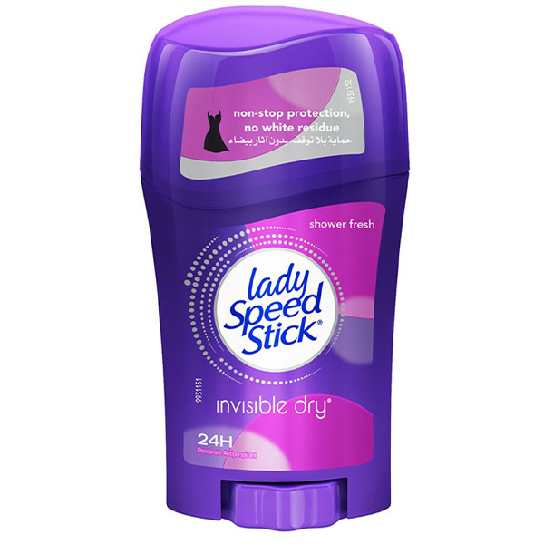استیک ضد تعریق لیدی اسپید مدل Invisible Dry Shower Fresh وزن 40 گرم استیک ضد تعریق لیدی اسپید مدل Invisible Dry Shower Fresh وزن 40 گرم