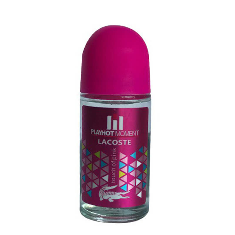 رول ضد تعریق زنانه پلی هات مومنت مدل TOUCH OF PINK LACOSTE حجم 50 میلی لیتر رول ضد تعریق زنانه پلی هات مومنت مدل TOUCH OF PINK LACOSTE حجم 50 میلی لیتر