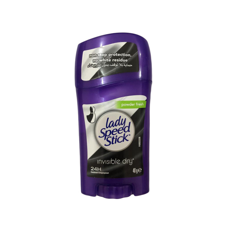استیک ضد تعریق لیدی اسپید استیک مدل Powder fresh invisible وزن 40 گرم استیک ضد تعریق لیدی اسپید استیک مدل Powder fresh invisible وزن 40 گرم