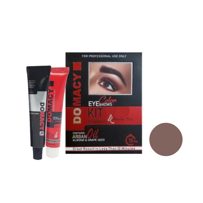 کیت رنگ ابرو دوماسی شماره 6 حجم 15 میلی لیتر رنگ هاوانا کیت رنگ ابرو دوماسی شماره 6 حجم 15 میلی لیتر رنگ هاوانا