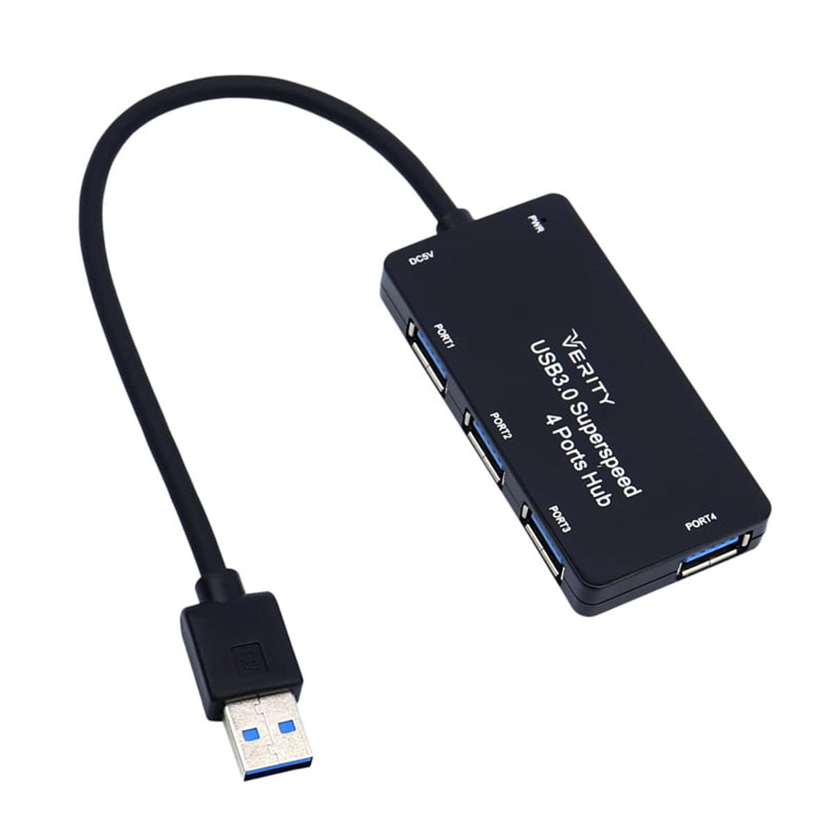 هاب یو اس بی 3.0 وریتی 4 پورت مدل H407-مشکی هاب یو اس بی 3.0 وریتی 4 پورت مدل H407-مشکی