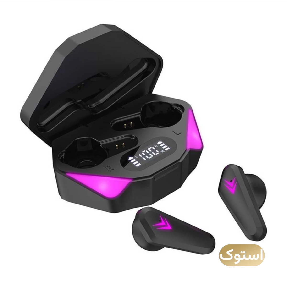 هندزفری بلوتوثی گیمینگ استوک Open Box - مدل TWS-X15 هندزفری بلوتوثی گیمینگ استوک Open Box - مدل TWS-X15