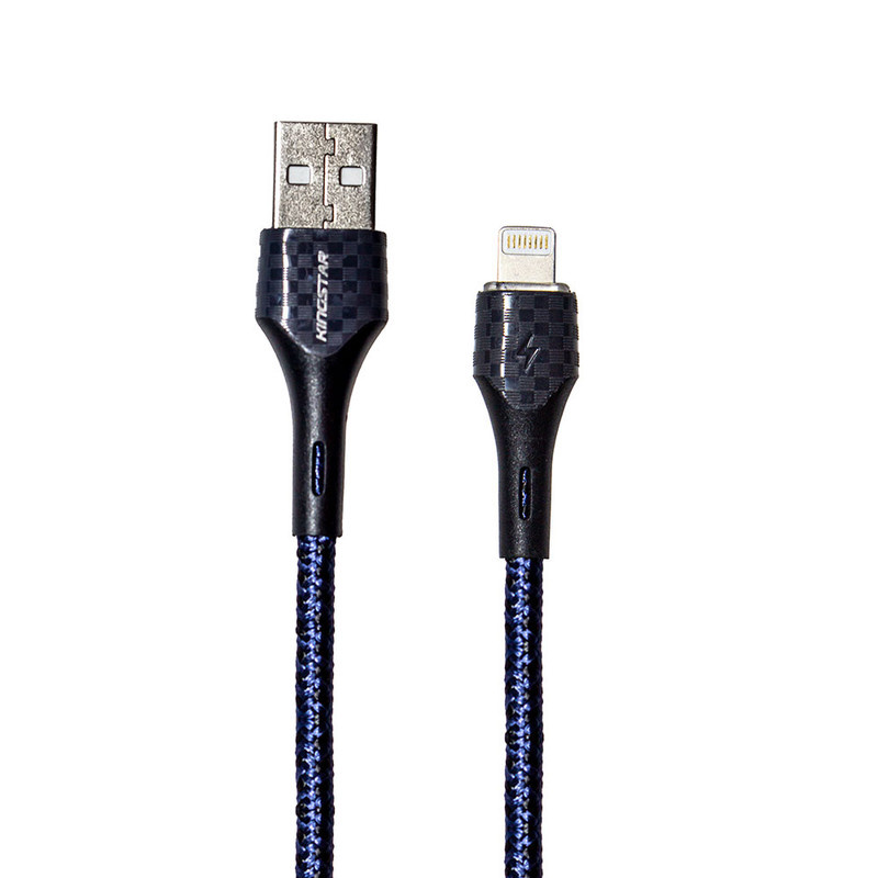 کابل تبدیل USB به لایتنینگ کینگ استار مدل K02 i طول 1.1 متر کابل تبدیل USB به لایتنینگ کینگ استار مدل K02 i طول 1.1 متر