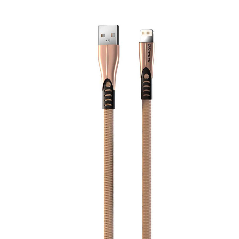 کابل تبدیل USB به لایتنینگ کینگ استار مدل K130i طول 1.1 متر کابل تبدیل USB به لایتنینگ کینگ استار مدل K130i طول 1.1 متر