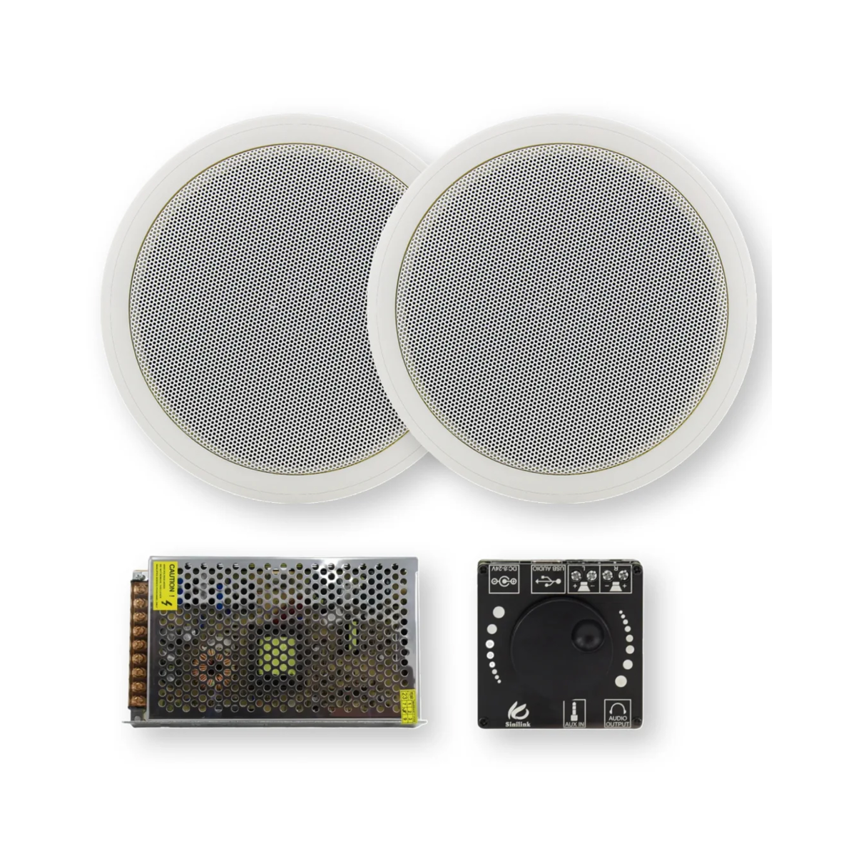 اسپیکر سقفی مدل پکیج اقتصادی 2 کاناله-سفید اسپیکر سقفی مدل پکیج اقتصادی 2 کاناله-سفید