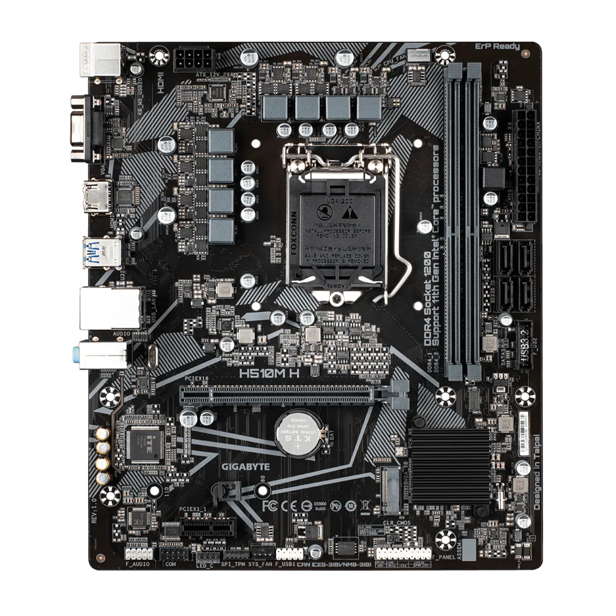 مادربرد گیگابایت مدل H510M H rev. 1.0-مشکی