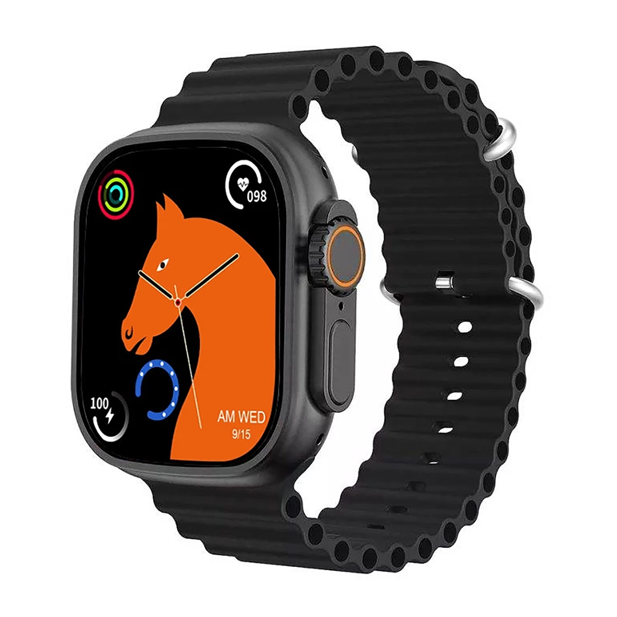 ساعت هوشمند مدل T800 Ultra مشکی مشکی -مشکی مشکی