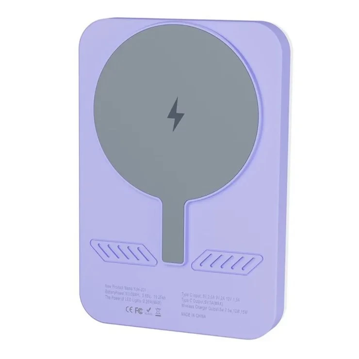 پاور بانک پرودو مدل PD-PBFCH084-PU ظرفیت 5000 میلی آمپر ساعت-صورتی