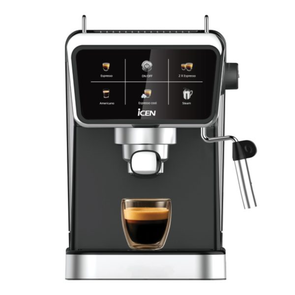 اسپرسو ساز آیسن مدل E-ES680-مشکی اسپرسو ساز آیسن مدل E-ES680-مشکی