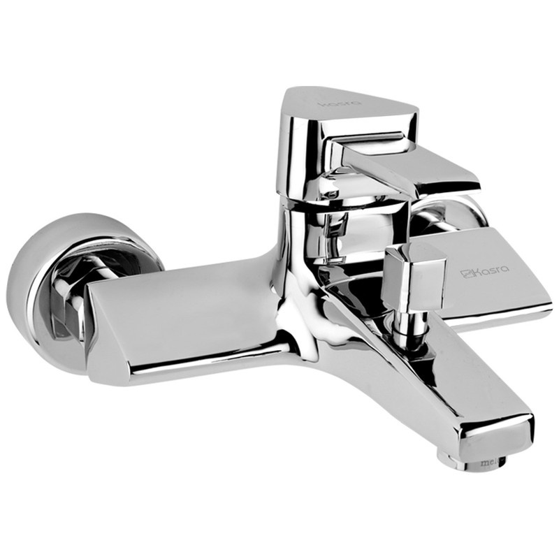 شیر حمام کسری مدل مهتاب کروم شیر حمام کسری مدل مهتاب کروم