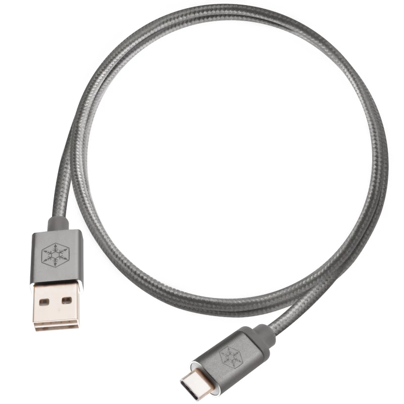 کابل USB-C سیلوراستون مدل CPU04 طول 0.5 متر-نقره ای کابل USB-C سیلوراستون مدل CPU04 طول 0.5 متر-نقره ای