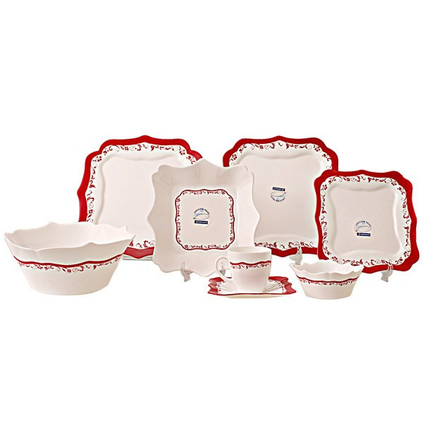 سرویس 38 پارچه لومینارک مدل Authentic Raspberry سرویس 38 پارچه لومینارک مدل Authentic Raspberry