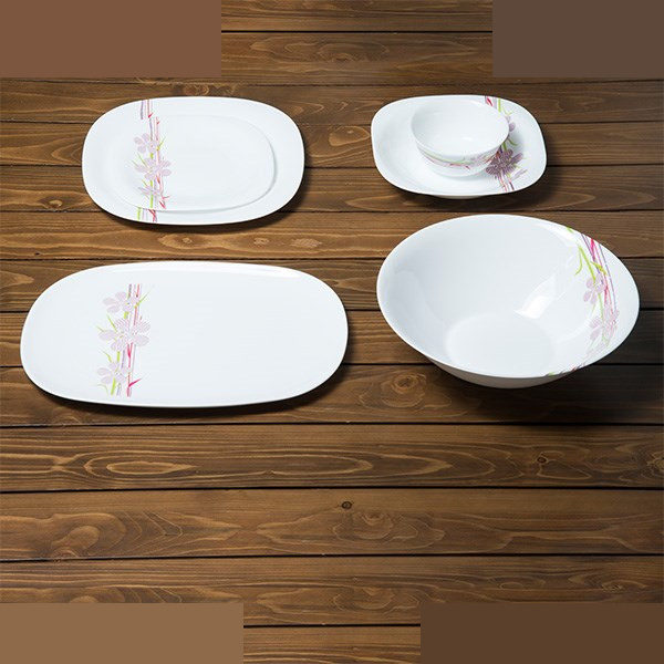 سرویس 26 پارچه لومینارک مدل Bamboo Flower سرویس 26 پارچه لومینارک مدل Bamboo Flower