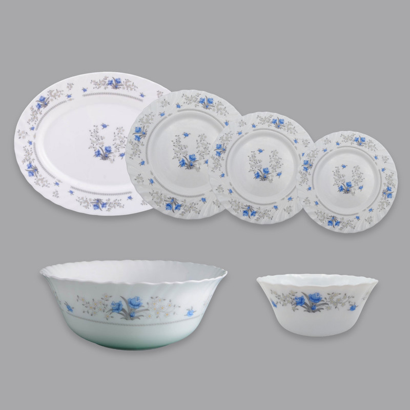 سرویس غذاخوری 26 پارچه 6 نفر پارس اپال مدل رمانتیک