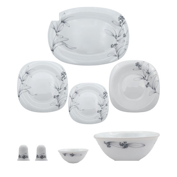 سرویس غداخوری 28 پارچه پارس اپال طرح وانیا کد 816