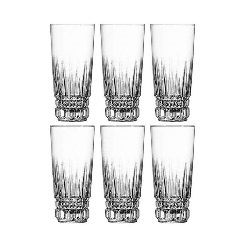 ست لیوان 6 پارچه لومینارک مدل امپراطور کد C7234 ست لیوان 6 پارچه لومینارک مدل امپراطور کد C7234