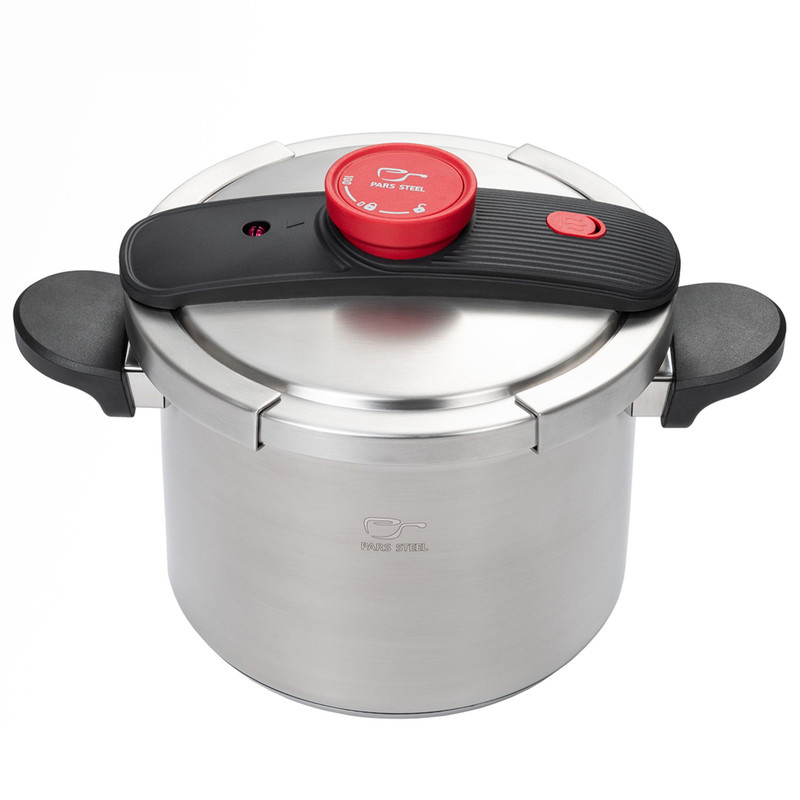 زودپز پارس استیل مدل بایا گنجایش 6 ليتر زودپز پارس استیل مدل بایا گنجایش 6 ليتر
