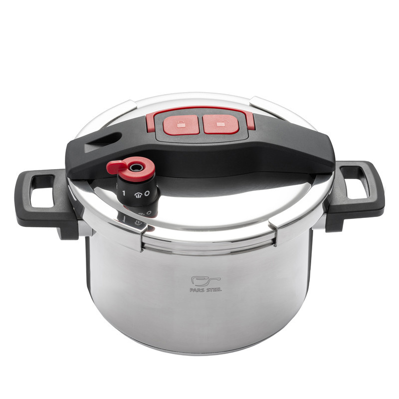 زودپز پارس استیل مدل کلیپسو گنجایش 4 لیتر زودپز پارس استیل مدل کلیپسو گنجایش 4 لیتر