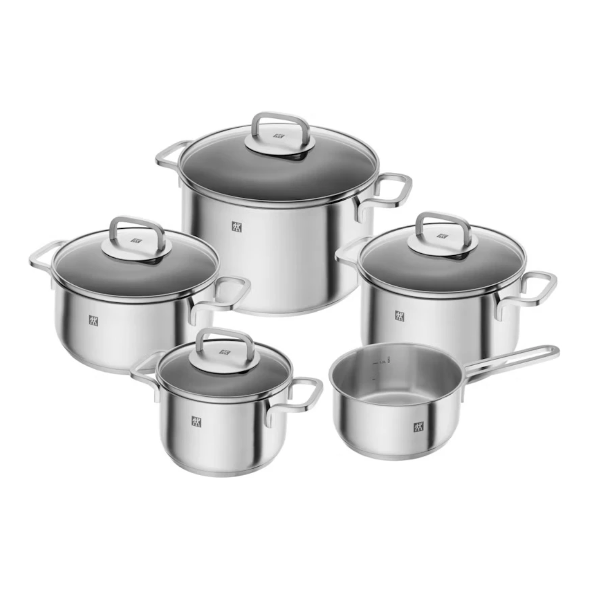 سرویس قابلمه 9 پارچه زولینگ-استیل