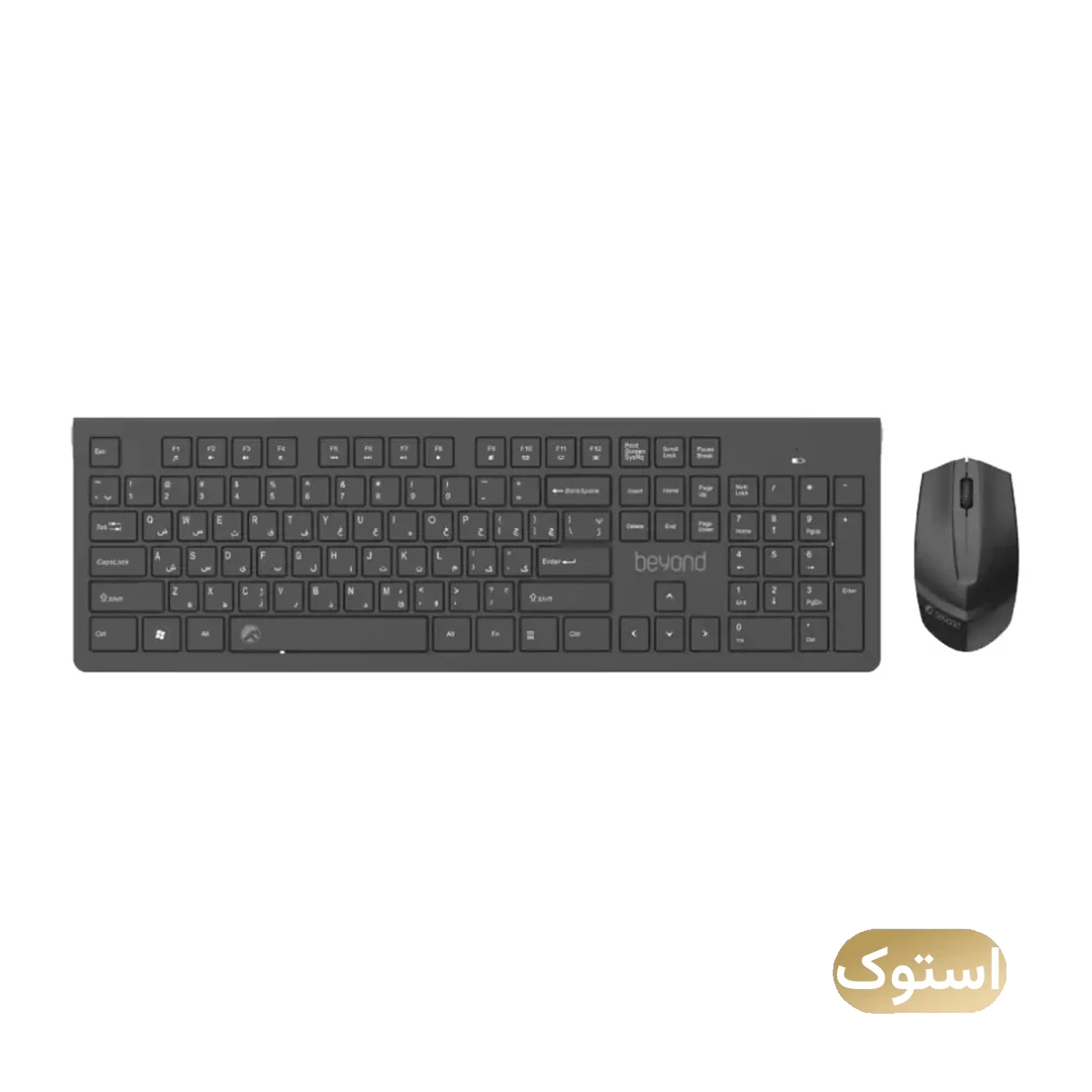 کیبورد و ماوس بی سیم استوک Open Box - بیاند مدل BMK-5210 RF - مشکی کیبورد و ماوس بی سیم استوک Open Box - بیاند مدل BMK-5210 RF - مشکی