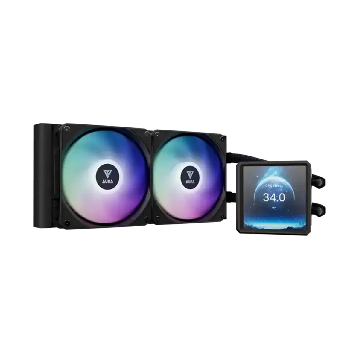 سیستم خنک کننده آبی گیم دیاس مدل AURA GL240 LCD ARGB-سفید سیستم خنک کننده آبی گیم دیاس مدل AURA GL240 LCD ARGB-سفید