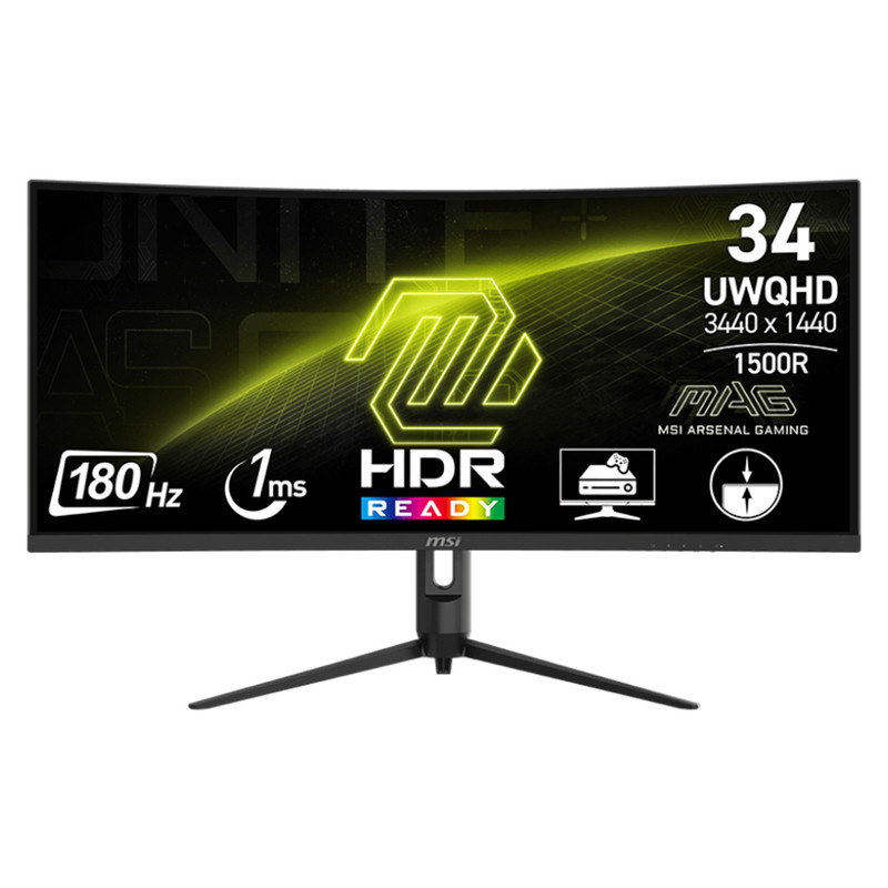 مانیتور خمیده گیمینگ 34 اینچ ام اس آی مدل MAG 342CQR E2 مانیتور خمیده گیمینگ 34 اینچ ام اس آی مدل MAG 342CQR E2