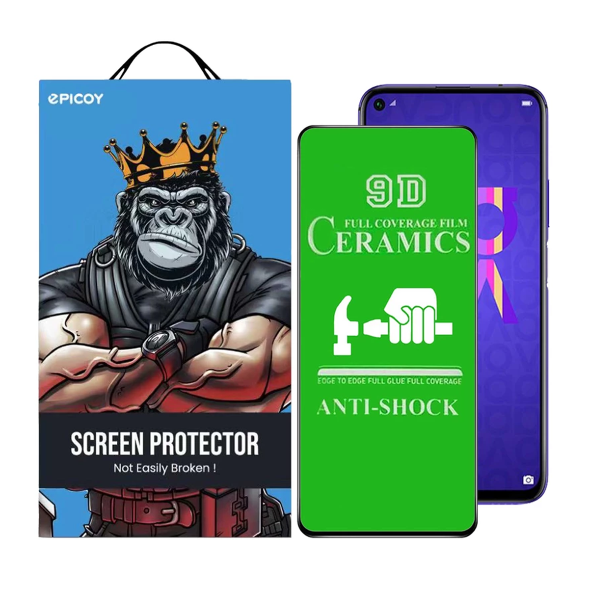 محافظ صفحه نمایش گوشی هوآوی Nova 5i اپیکوی سرامیکی مدل unbreakable محافظ صفحه نمایش گوشی هوآوی Nova 5i اپیکوی سرامیکی مدل unbreakable