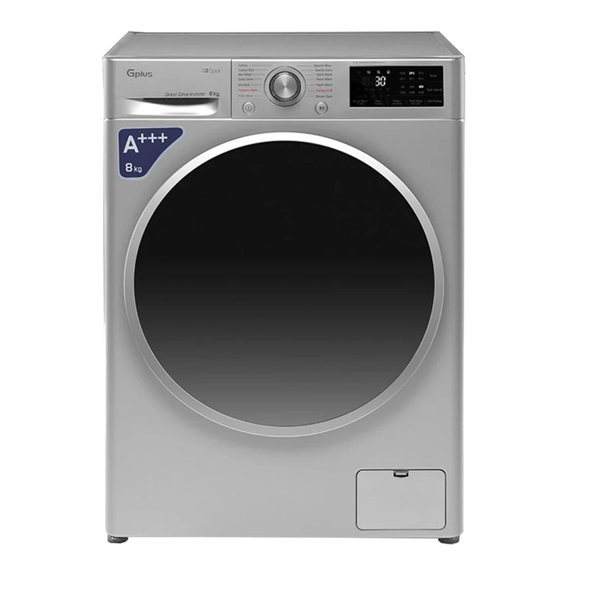 ماشین لباسشویی جی پلاس 8 کیلویی مدل GWM-L807