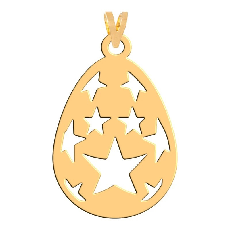 آویز گردنبند طلا 18 عیار زنانه گالری قو طلایی طرح بادکنک