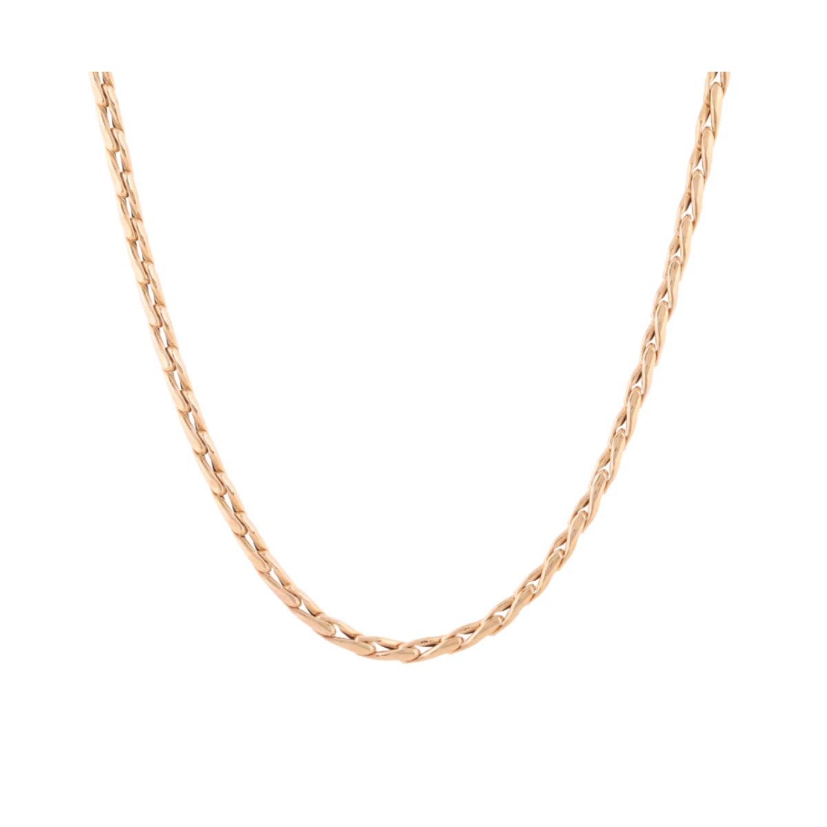 زنجیر طلا زنانه سور گالری مدل بلژیکی کد WN4949-6.21 زنجیر طلا زنانه سور گالری مدل بلژیکی کد WN4949-6.21