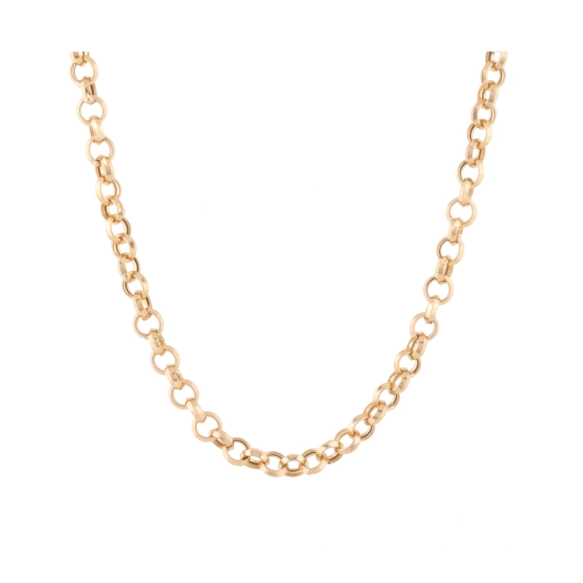 زنجیر طلا زنانه سور گالری مدل رولو کد WN4953-8.53