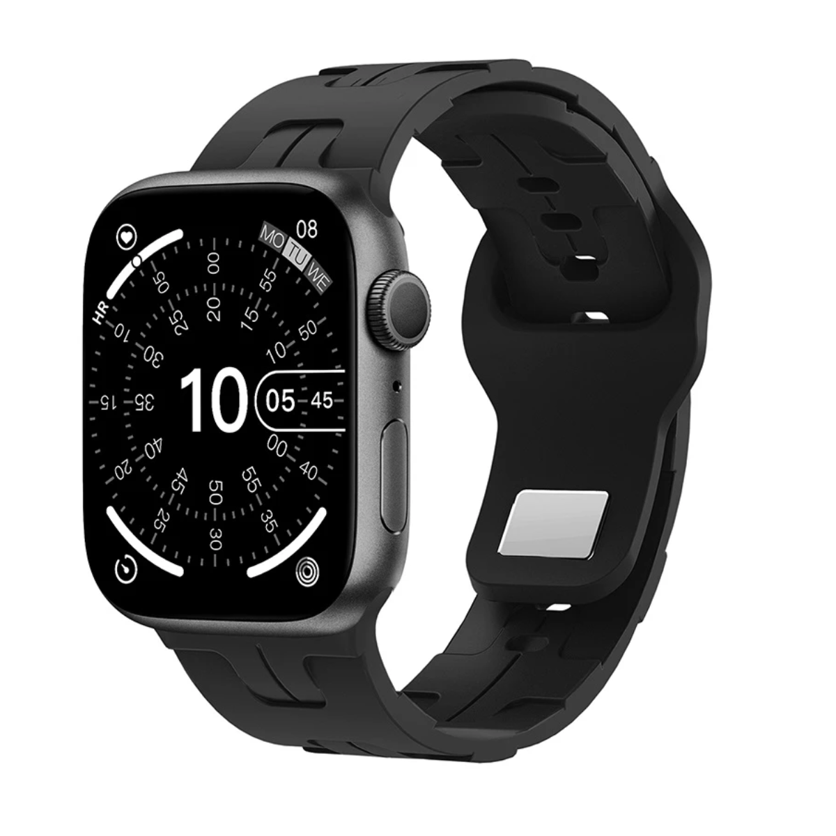 ساعت هوشمند ارو مدل ARX2 MINI با بند سیلیکونی-بدنه مشکی بند مشکی