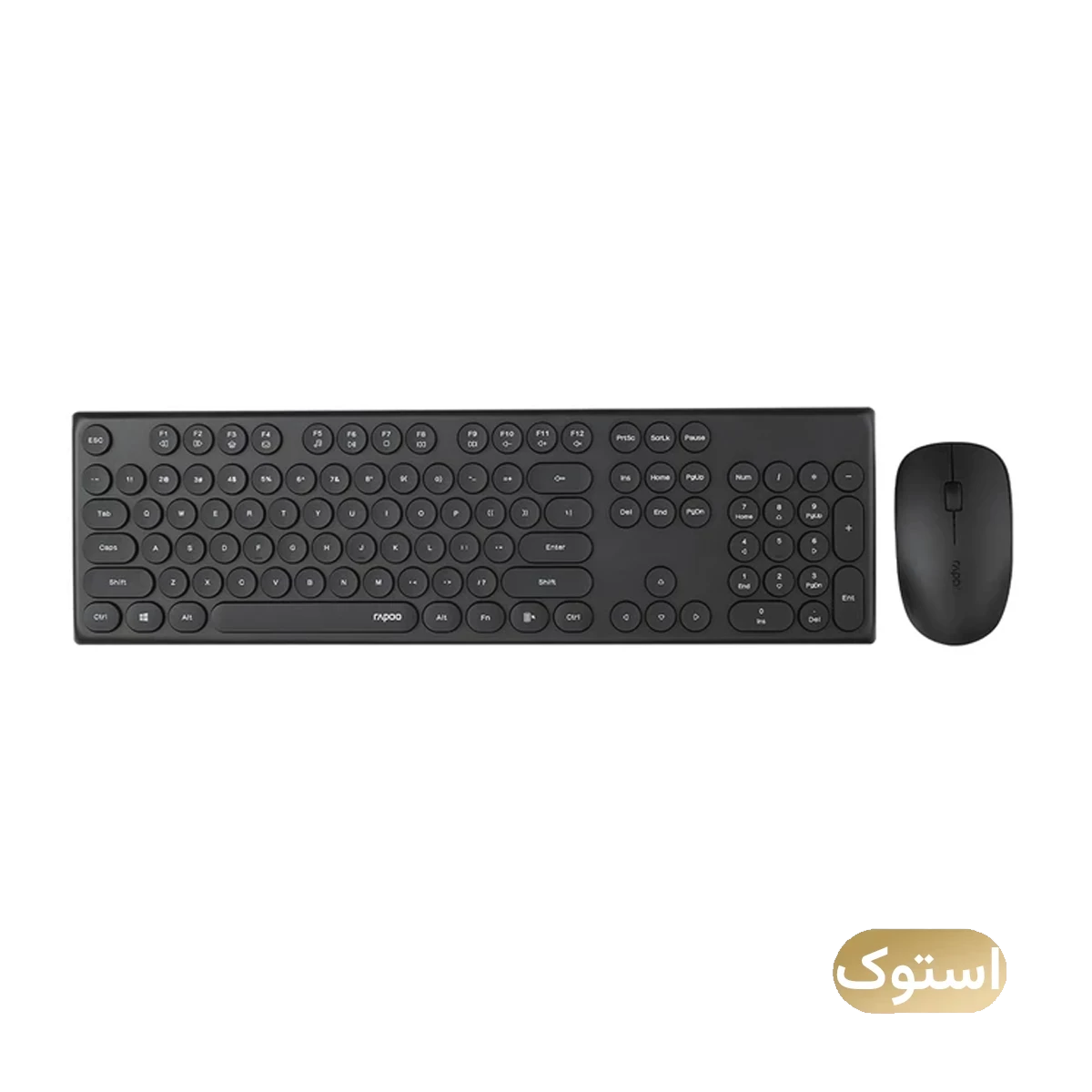 کیبورد و ماوس بی سیم استوک Open Box - رپو مدل X260S - سفید صورتی کیبورد و ماوس بی سیم استوک Open Box - رپو مدل X260S - سفید صورتی