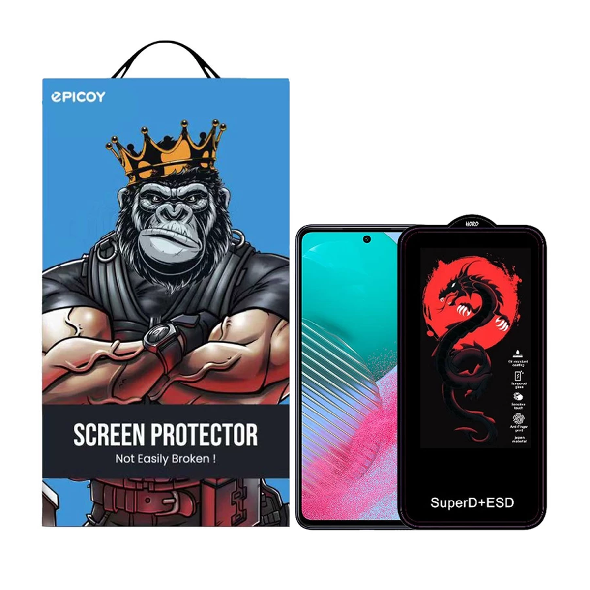 گلس گوشی سامسونگ Galaxy A53 - A52 اپیکوی مدل Dragon ESD گلس گوشی سامسونگ Galaxy A53 - A52 اپیکوی مدل Dragon ESD