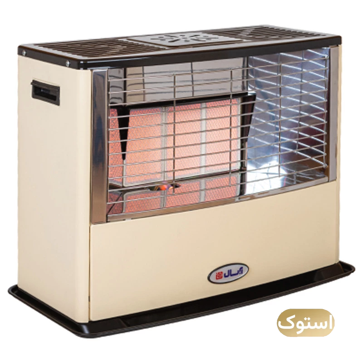 بخاری گازی استوک Open Box - آبسال مدل هوشمند کد 405 - مشکی