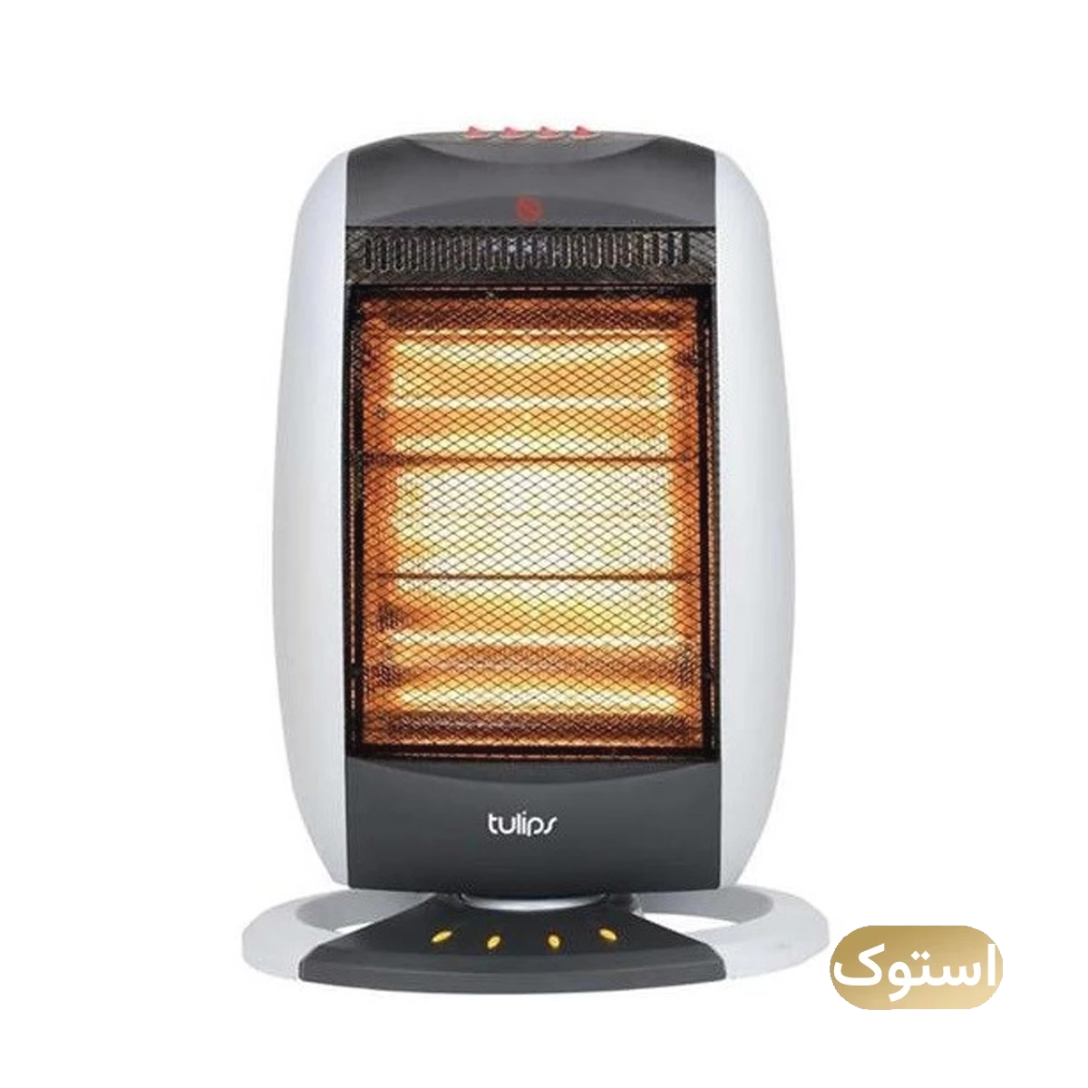  بخاری برقی هالوژنی استوک Open Box - تولیپس مدل EH-202 - مشکی