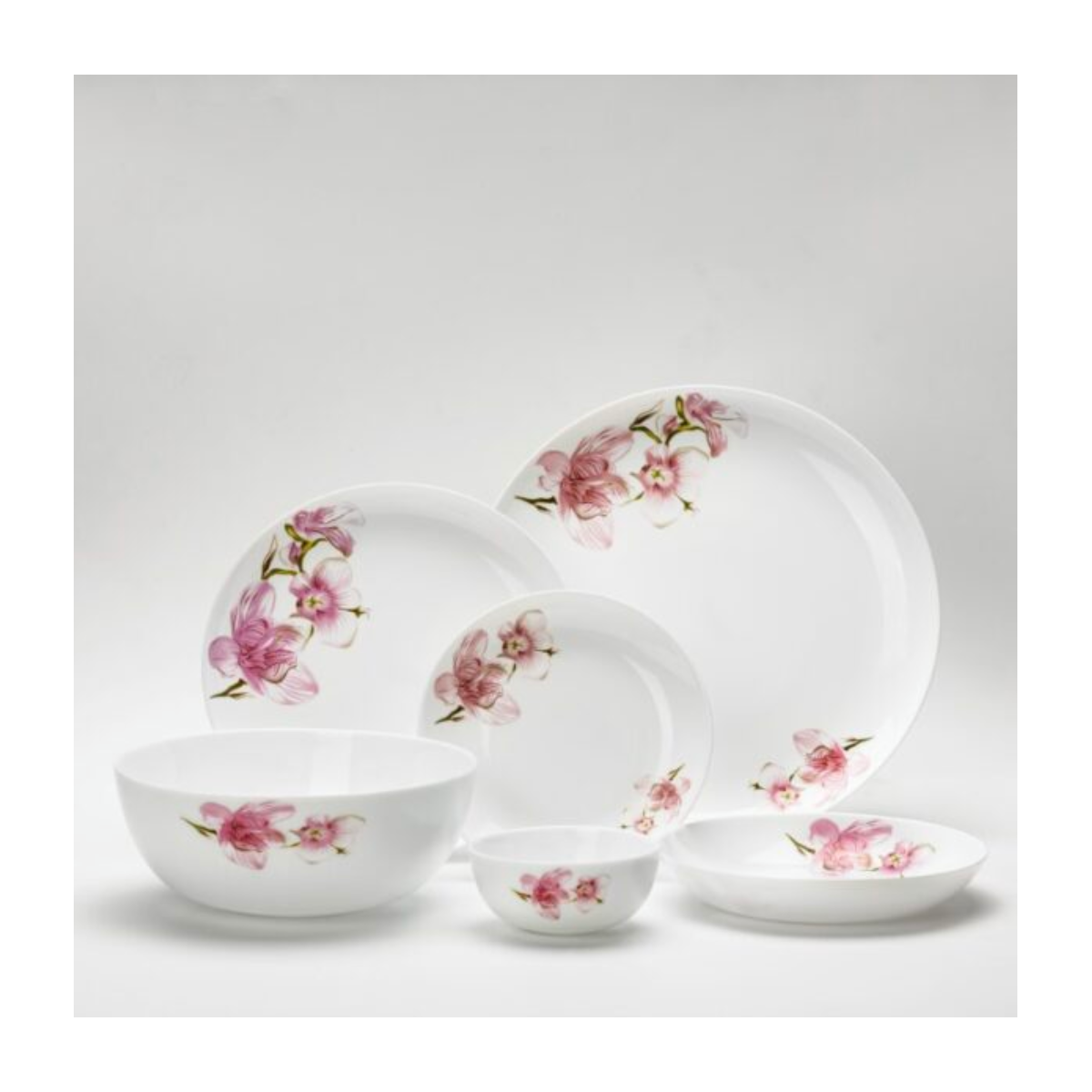 سرویس غذاخوری 26 پارچه آرکوپال گلد اوپال قالب دیوالی مدل ساینا صورتی-صورتی سرویس غذاخوری 26 پارچه آرکوپال گلد اوپال قالب دیوالی مدل ساینا صورتی-صورتی