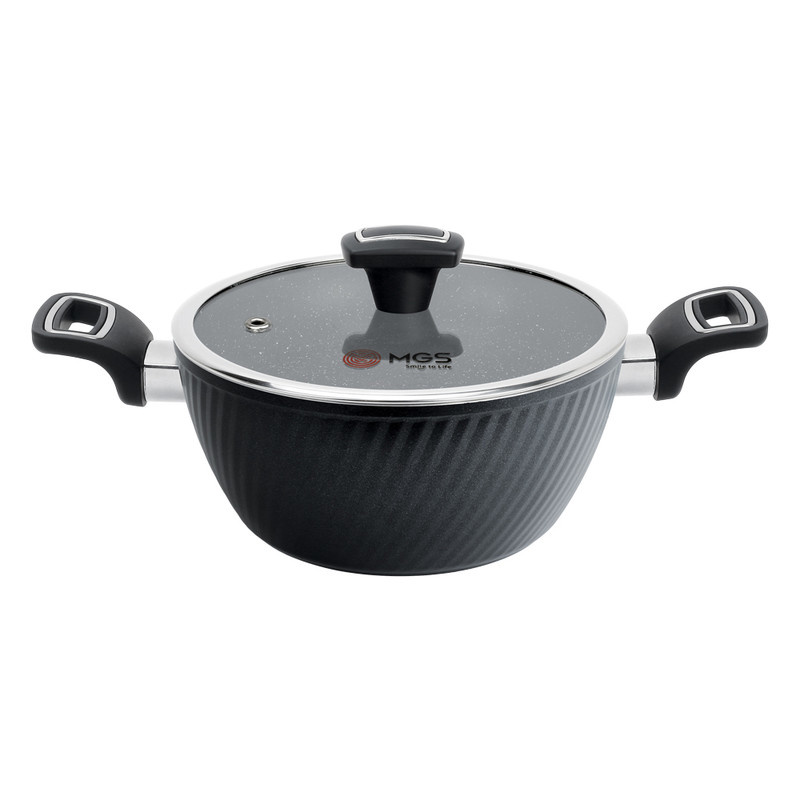 قابلمه گرانیت ام جی اس مدل فورج کد 005 سایز 16 قابلمه گرانیت ام جی اس مدل فورج کد 005 سایز 16