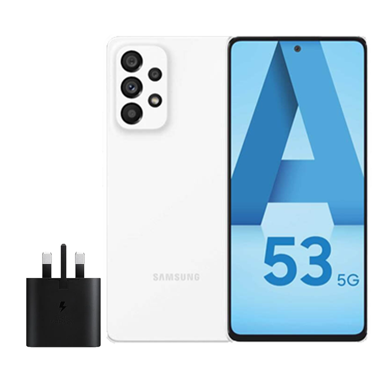 گوشی موبايل سامسونگ Galaxy A53 5G ظرفیت 128 گیگابایت رم 8 گیگابایت به همراه شارژر 25 وات سامسونگ گوشی موبايل سامسونگ Galaxy A53 5G ظرفیت 128 گیگابایت رم 8 گیگابایت به همراه شارژر 25 وات سامسونگ